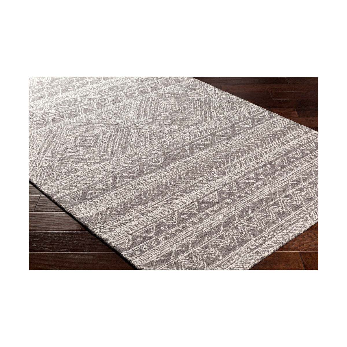 Newcastle 72 X 48 inch Charcoal/Cream Rugs