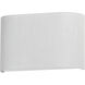 Prime LED 13 inch White Linen ADA Wall Sconce Wall Light