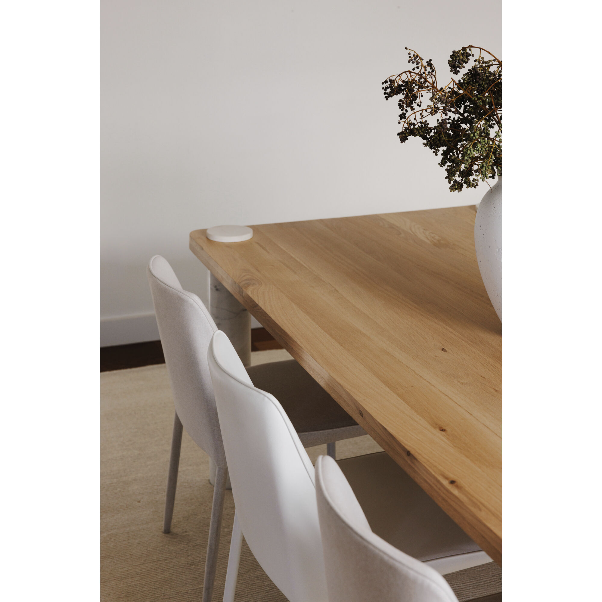 Century 88 X 42 inch White Dining Table