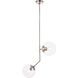 Ryland 2 Light 21 inch Chrome Pendant Ceiling Light