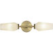 Alora Mood Krysta 2 Light 3.75 inch Brushed Gold Wall/Vanity Light Wall Light