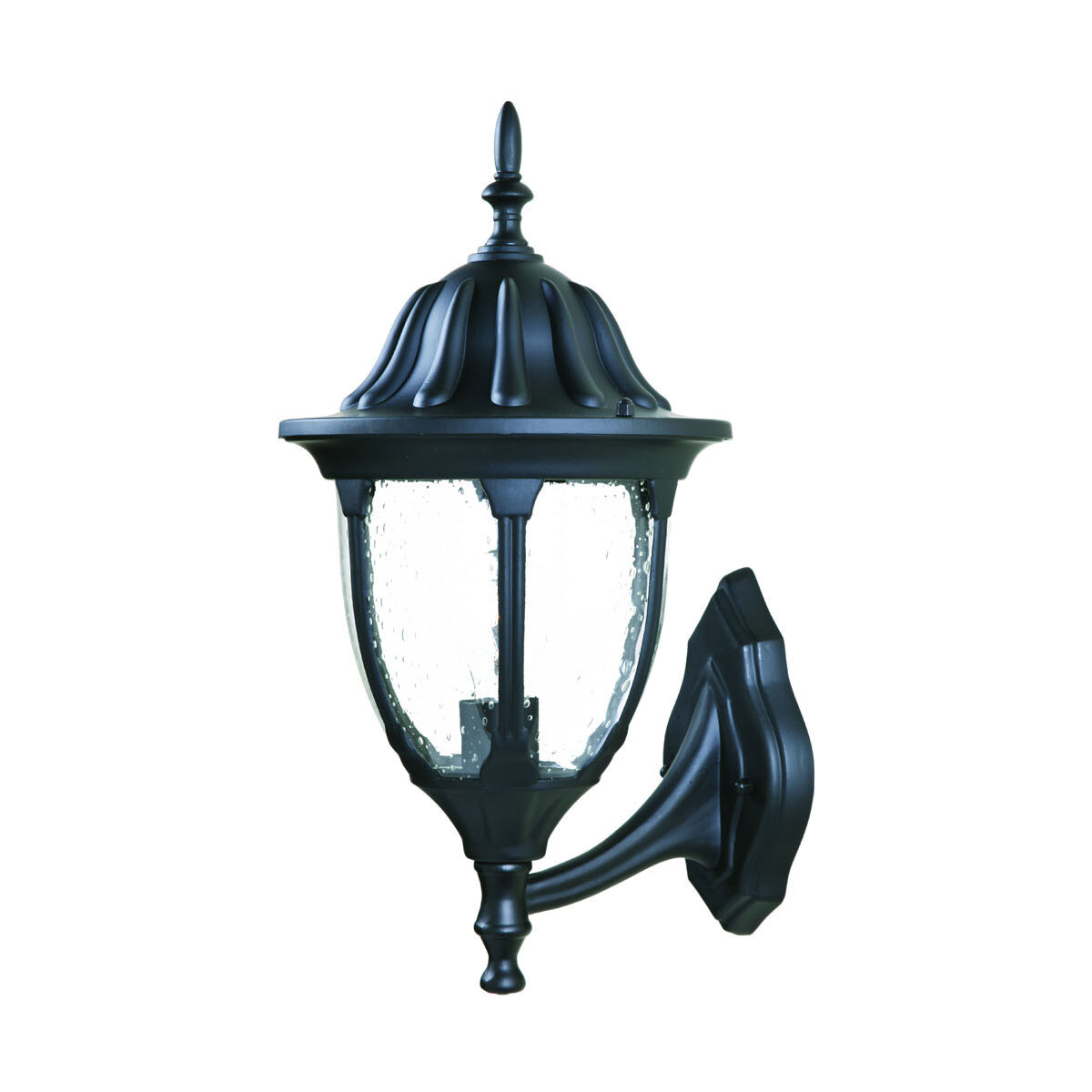 Suffolk 1 Light 18 inch Matte Black Exterior Wall Mount