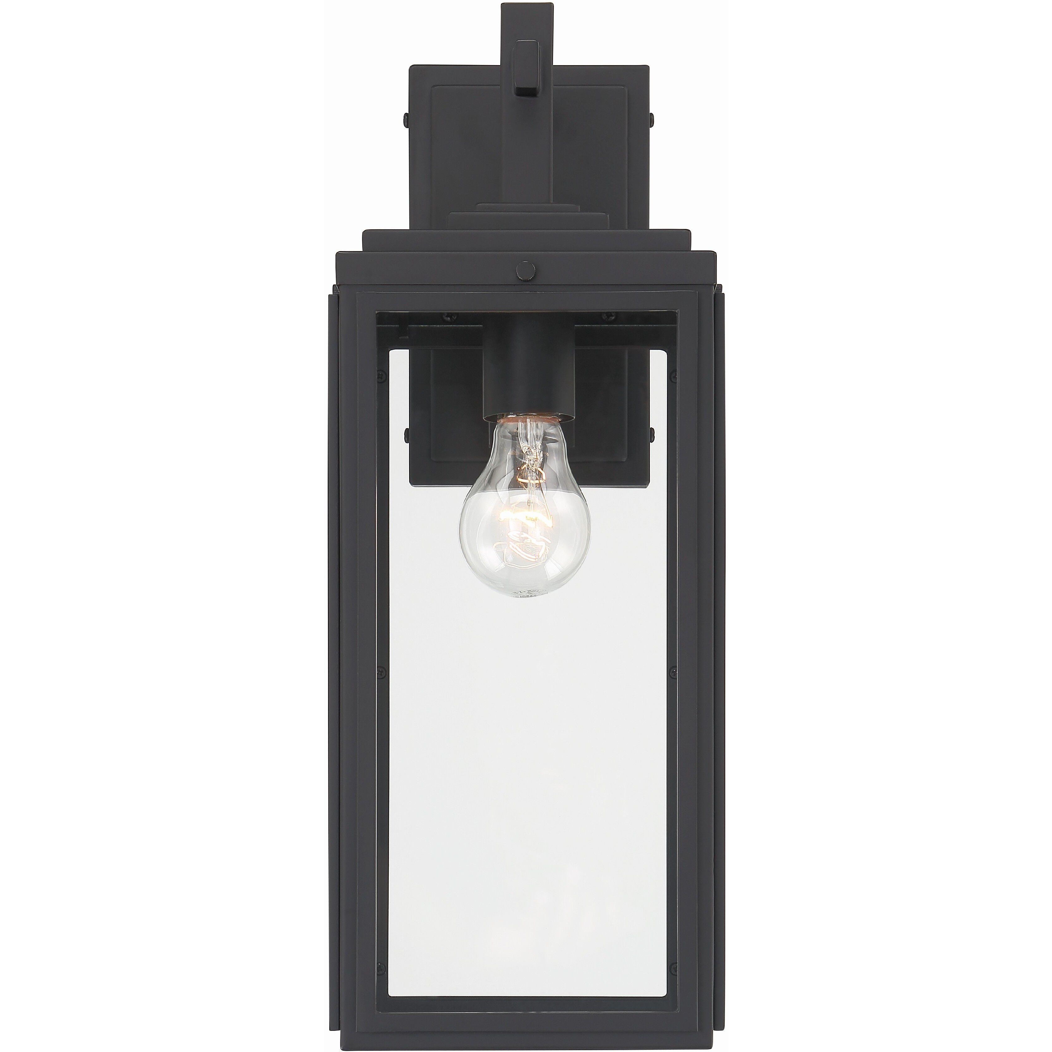 Byron 1 Light 17 inch Matte Black Outdoor Sconce