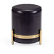 Wildwood 19 inch Midnight Blue/Antique Brass Stool