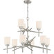 Cadence 9 Light 32 inch Satin Nickel Chandelier Ceiling Light