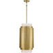Beacon 3 Light 12 inch Burnished Brass Pendant Ceiling Light