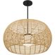 Aruba LED 32 inch Sand Black Outdoor Pendant