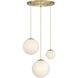 Pixie LED 28.75 inch Brushed Gold Chandelier Ceiling Light