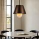 Rock On 4 Light 20 inch Brontourage and Matte Black Pendant Ceiling Light