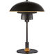 Thomas O'Brien Whitman 19 inch 60.00 watt Bronze and Hand-Rubbed Antique Brass Desk Lamp Portable Light