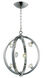 Equinox LED LED 18 inch Polished Nickel Single Pendant Ceiling Light