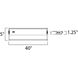 CounterMax MX-X120 120 Xenon 40 inch Metallic Bronze Under Cabinet