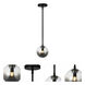 Averley 1 Light 5.88 inch Black Pendant Ceiling Light