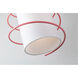 Carly 1 Light 8.25 inch Pink Pendant Ceiling Light