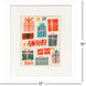 Winter Fun Pink and Multi and Green and Red Framed Art, Propac