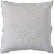 Kiley 36 X 20 inch Silver Gray King Sham