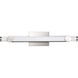 Bowman LED 24 inch Brushed Nickel Vanity Light Wall Light