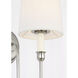 Thomas O'Brien Vendome LED 5.5 inch Polished Nickel Deep Arm Cordless Sconce Wall Light