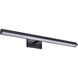 Mila LED 35.8 inch Black Vanity Wall Light