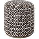 Cas 18 inch Espresso and Rust and Natural Ceruse Ottoman