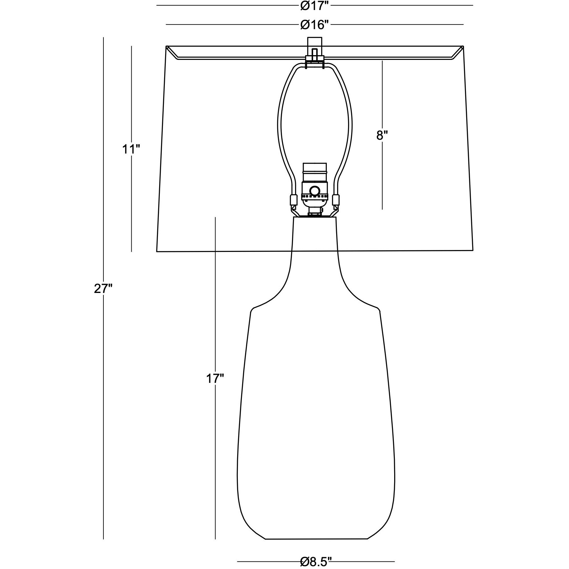 Marilyn 27.5 inch 150.00 watt Table Lamp Portable Light