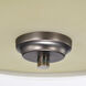 Harlow 2 Light 13.38 inch Hazel Bronze Flush Mount Ceiling Light
