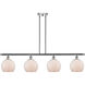 Ballston Farmhouse Chicken Wire LED 48 inch Polished Chrome Island Light Ceiling Light, Ballston