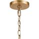 Katania 9 Light 30 inch Antique Gold Chandelier Ceiling Light