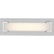 Elara LED 21.7 inch Brushed Nickel Vanity Wall Light