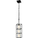Plaza LED 5 inch Carbon and Havana Gold Foyer Pendant Ceiling Light