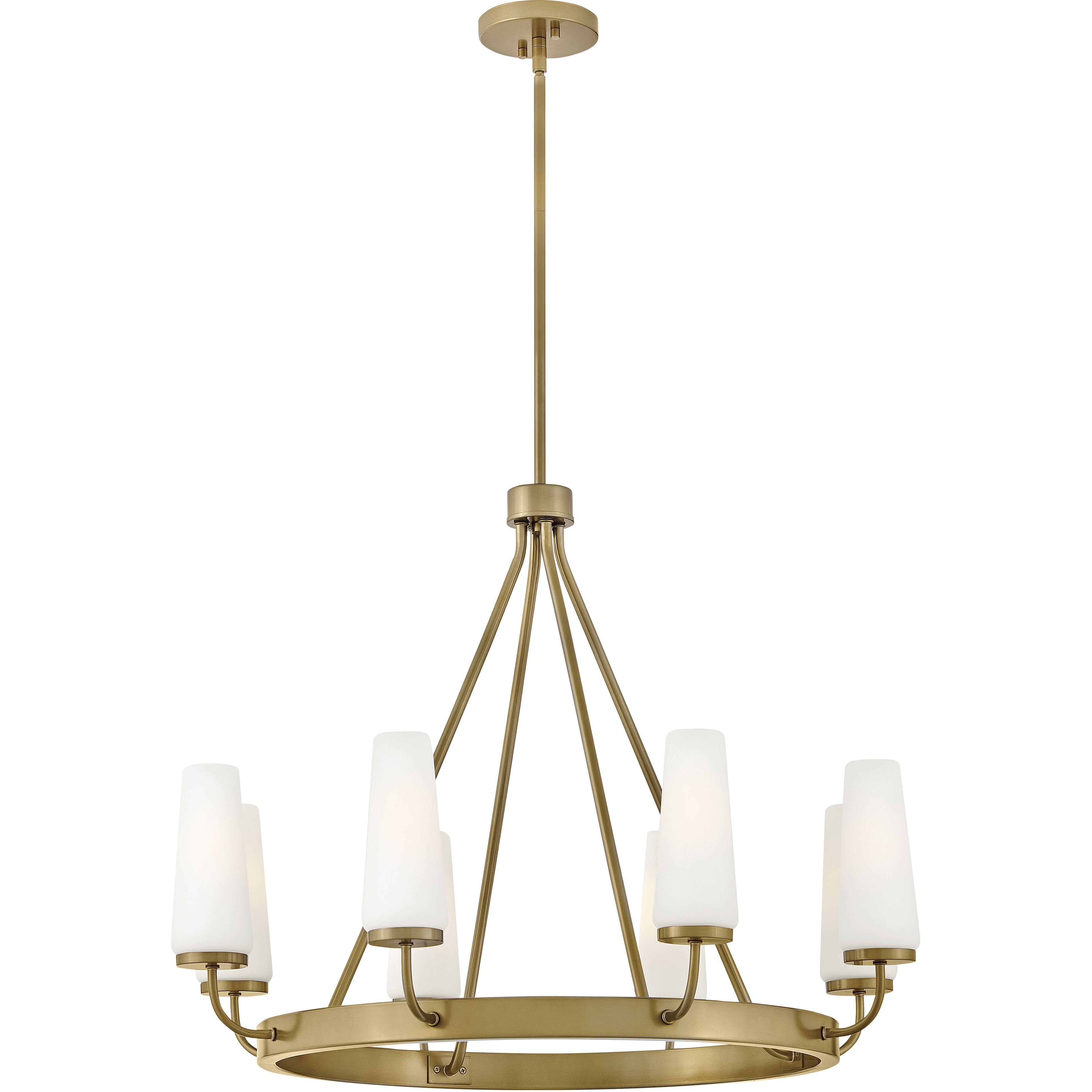 Selma 8 Light 32 inch Gold Chandelier Ceiling Light