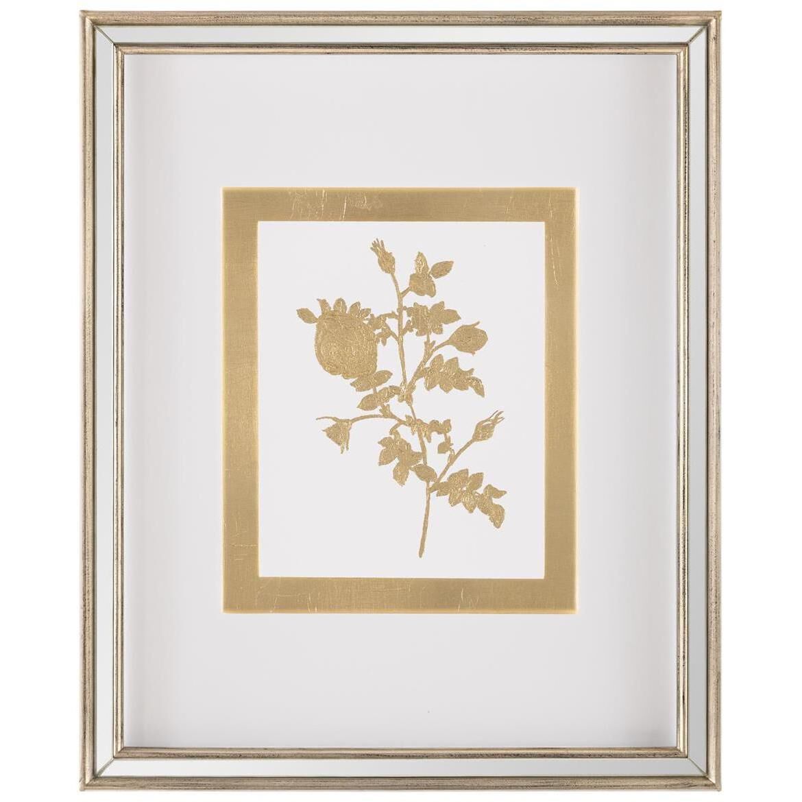 Botanicals V Golden Wall Decor, Giclees