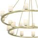 Aragon 22 Light 46.75 inch Soft Brass Chandelier Ceiling Light