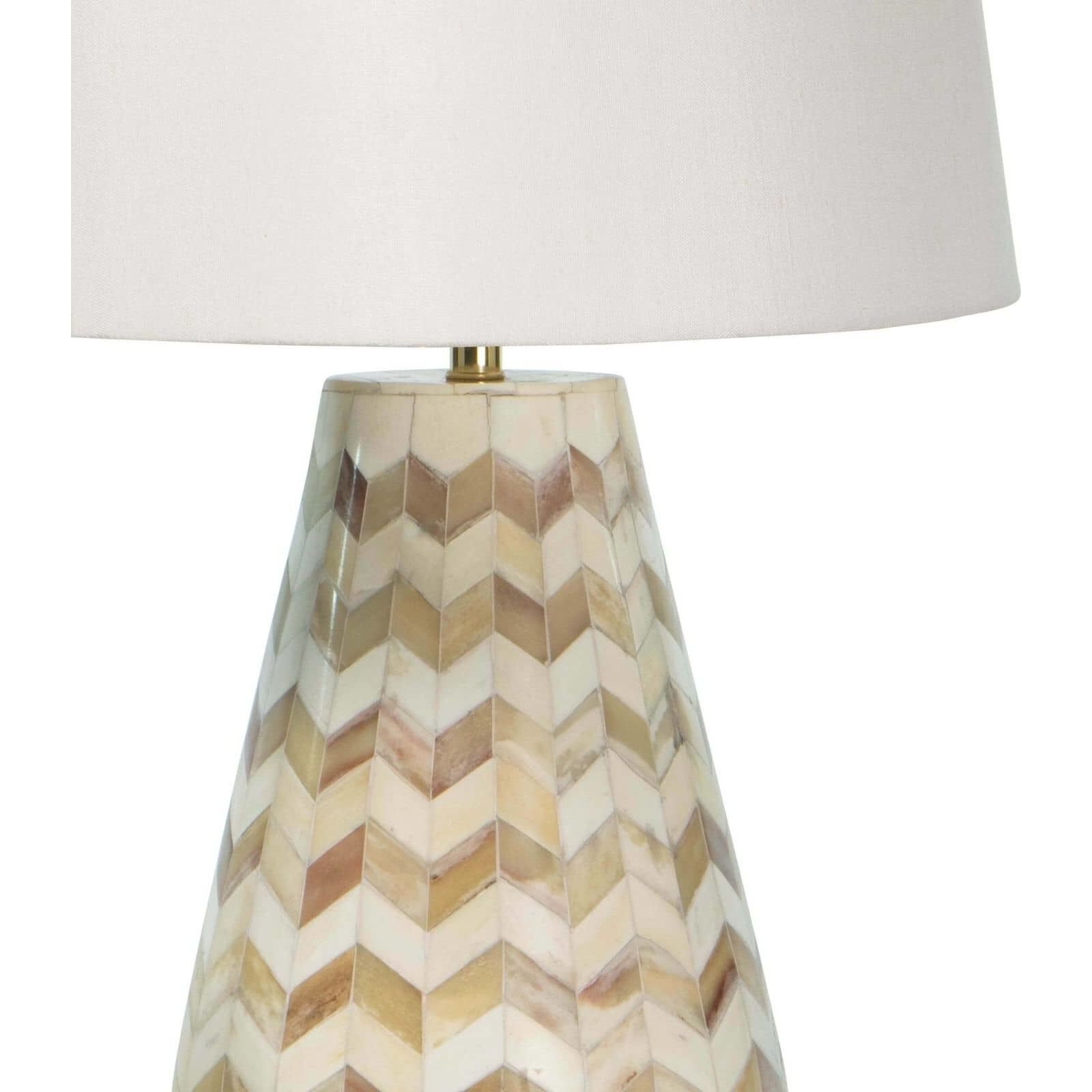 Cassia 23 inch 150.00 watt Natural Table Lamp Portable Light, Chevron