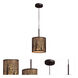 Woodland Sunrise 1 Light 8 inch Aged Bronze Mini Pendant Ceiling Light