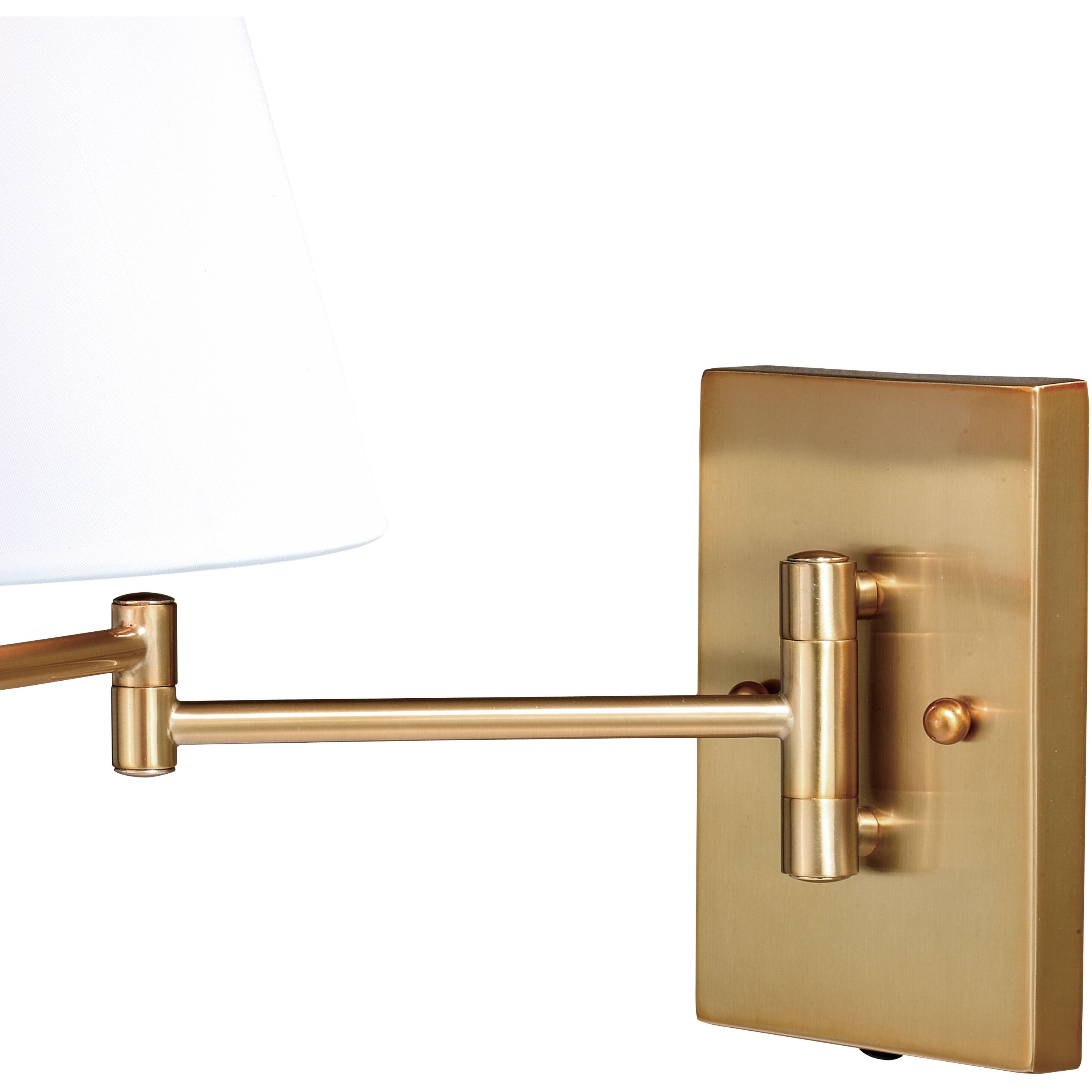 Chapeau LED 12 inch Natural Brass Sensor Wall Light