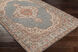 Zahra 102 X 66 inch Dusty Sage Rug in 6 X 9, Rectangle