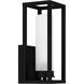 Neville 1 Light 6 inch Matte Black Outdoor Lantern