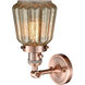 Franklin Restoration Chatham LED 6 inch Antique Copper Sconce Wall Light, Franklin Restoration