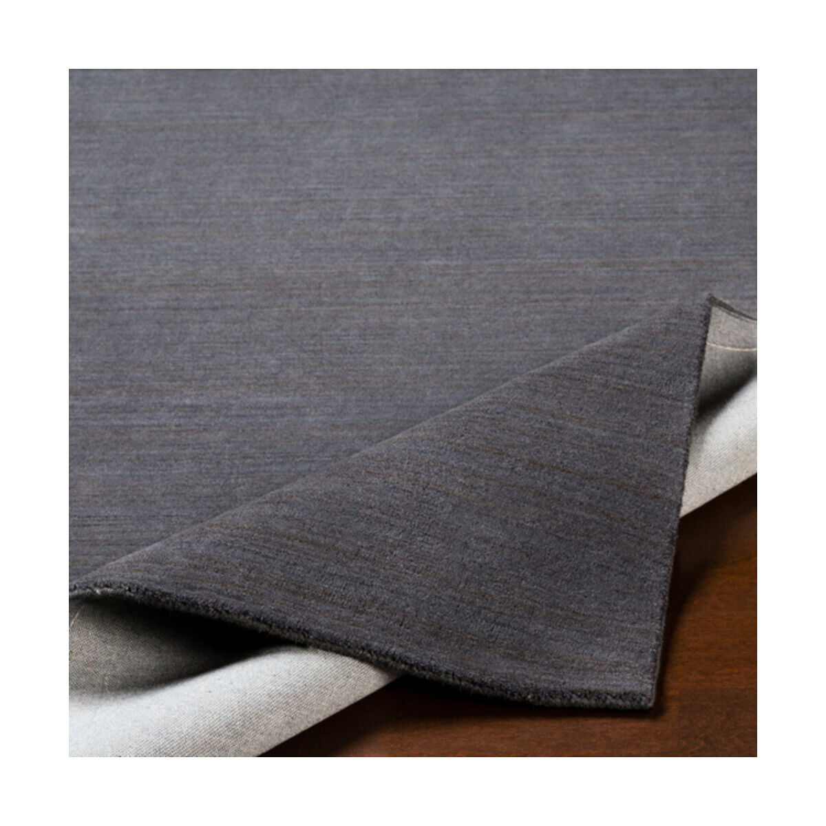 Adyant 90 X 60 inch Charcoal/Black Rugs, Rectangle