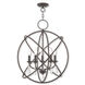 Aria 5 Light 22 inch English Bronze Chandelier Ceiling Light