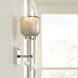 Vapor 1 Light 6 inch Opal & Nickel Wall Sconce Wall Light