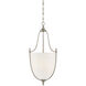 Herndon 3 Light 16 inch Satin Nickel Pendant Ceiling Light, Essentials