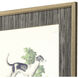 Animals Gray and Beige and Green and Neutral Framed Art