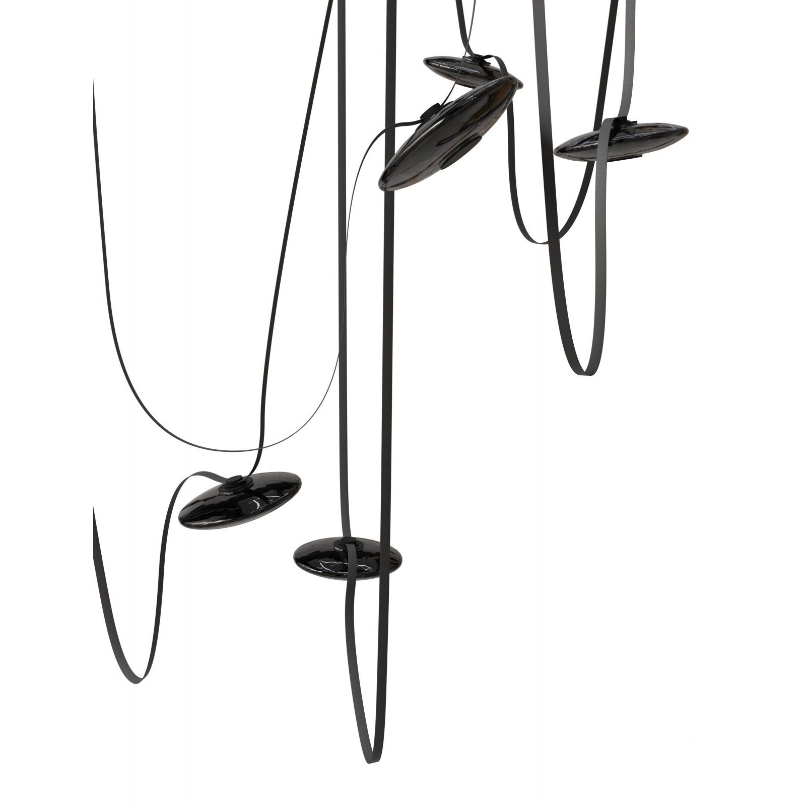 Fremont LED 8.5 inch Black Belt Chandelier Ceiling Light