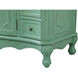 Danville 48 X 21 X 36 inch Vintage Mint Vanity Sink Set
