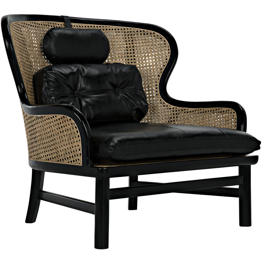 Marabu Charcoal Black Occasional Chair