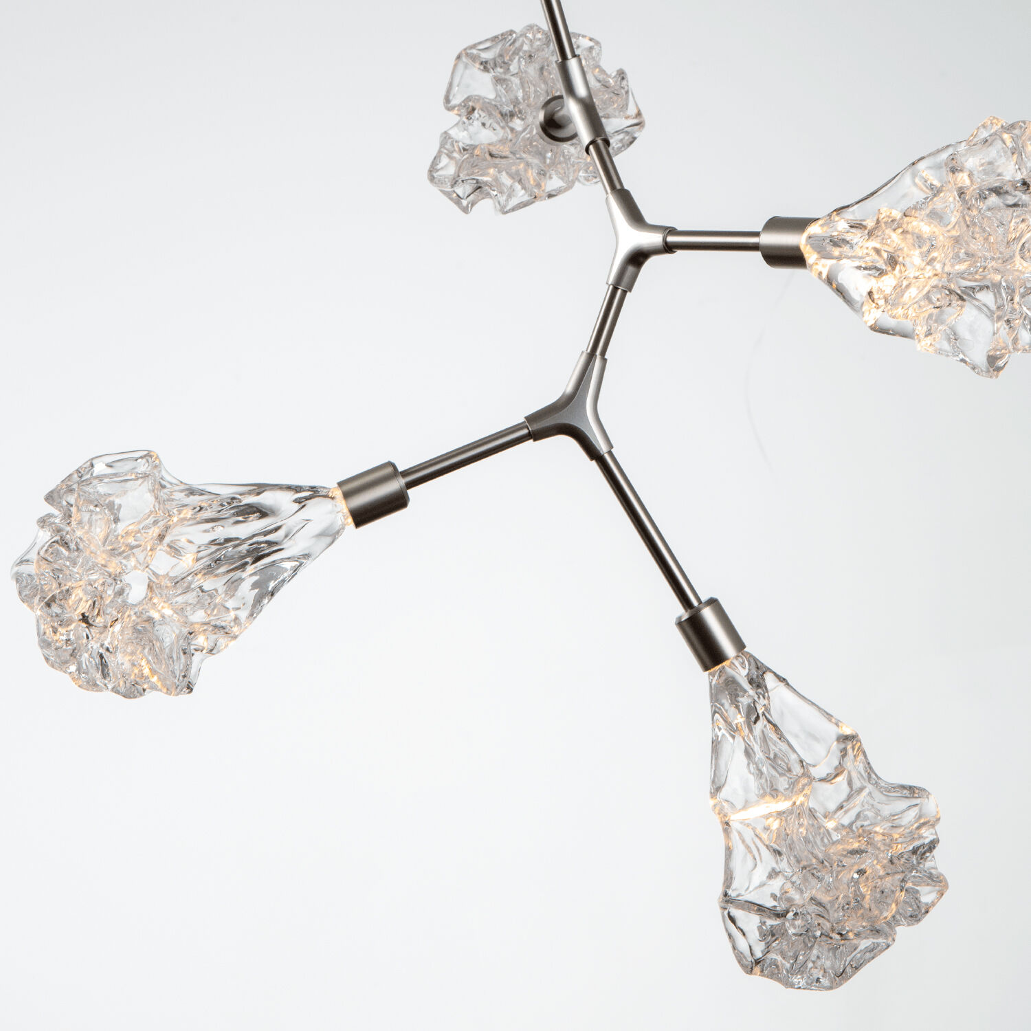 Blossom LED 31.8 inch Novel Brass Chandelier Ceiling Light in 2700K LED, Modern Vine