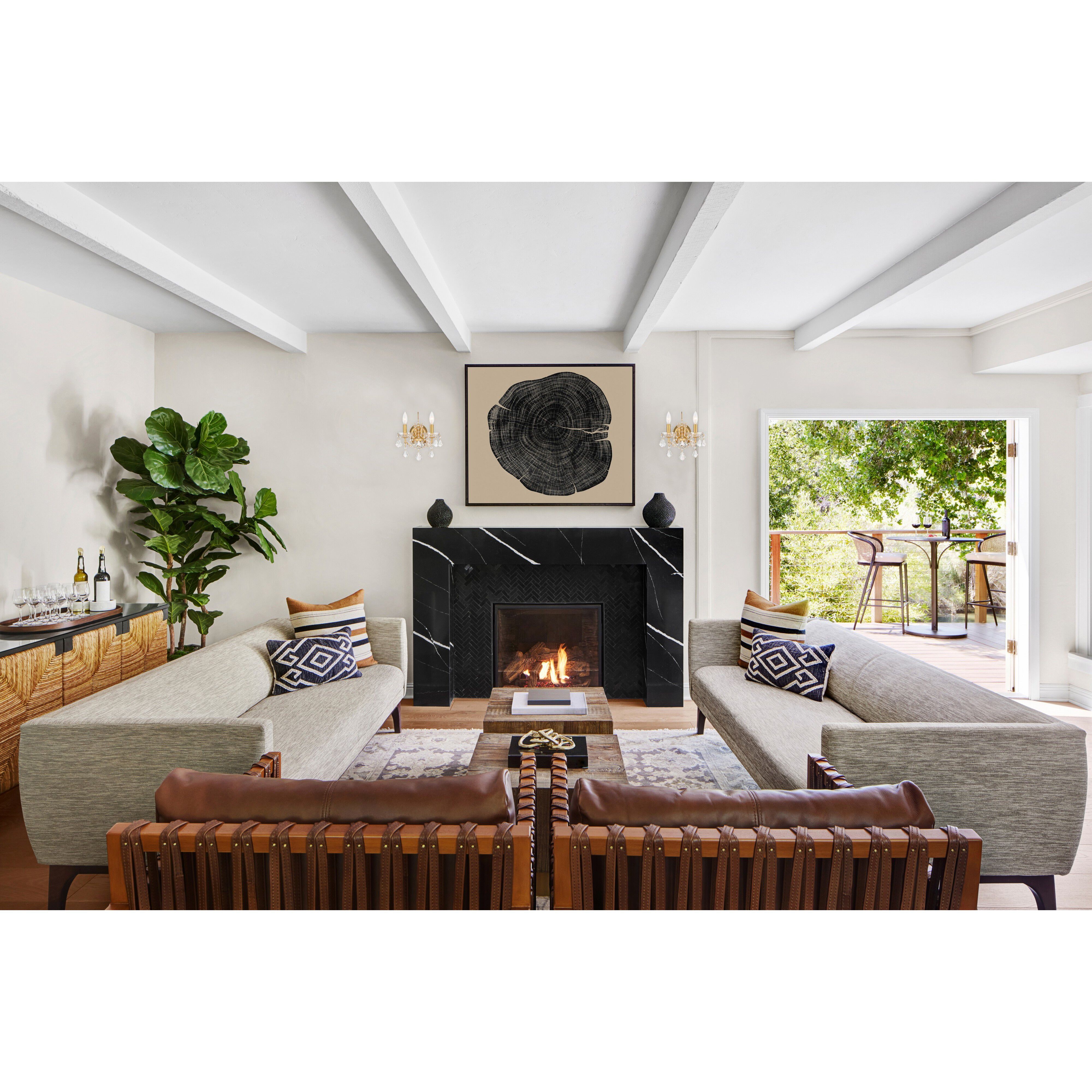 Filmore Sconce Wall Light in Clear Hand Cut, Antique Gold