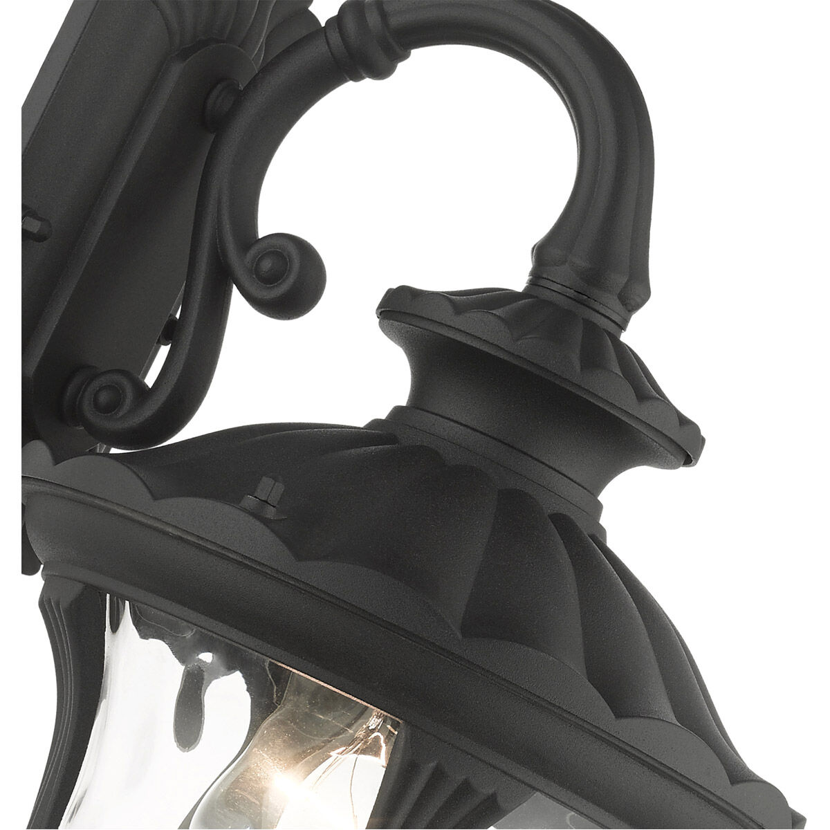 Oxford 1 Light 16 inch Textured Black Outdoor Wall Lantern